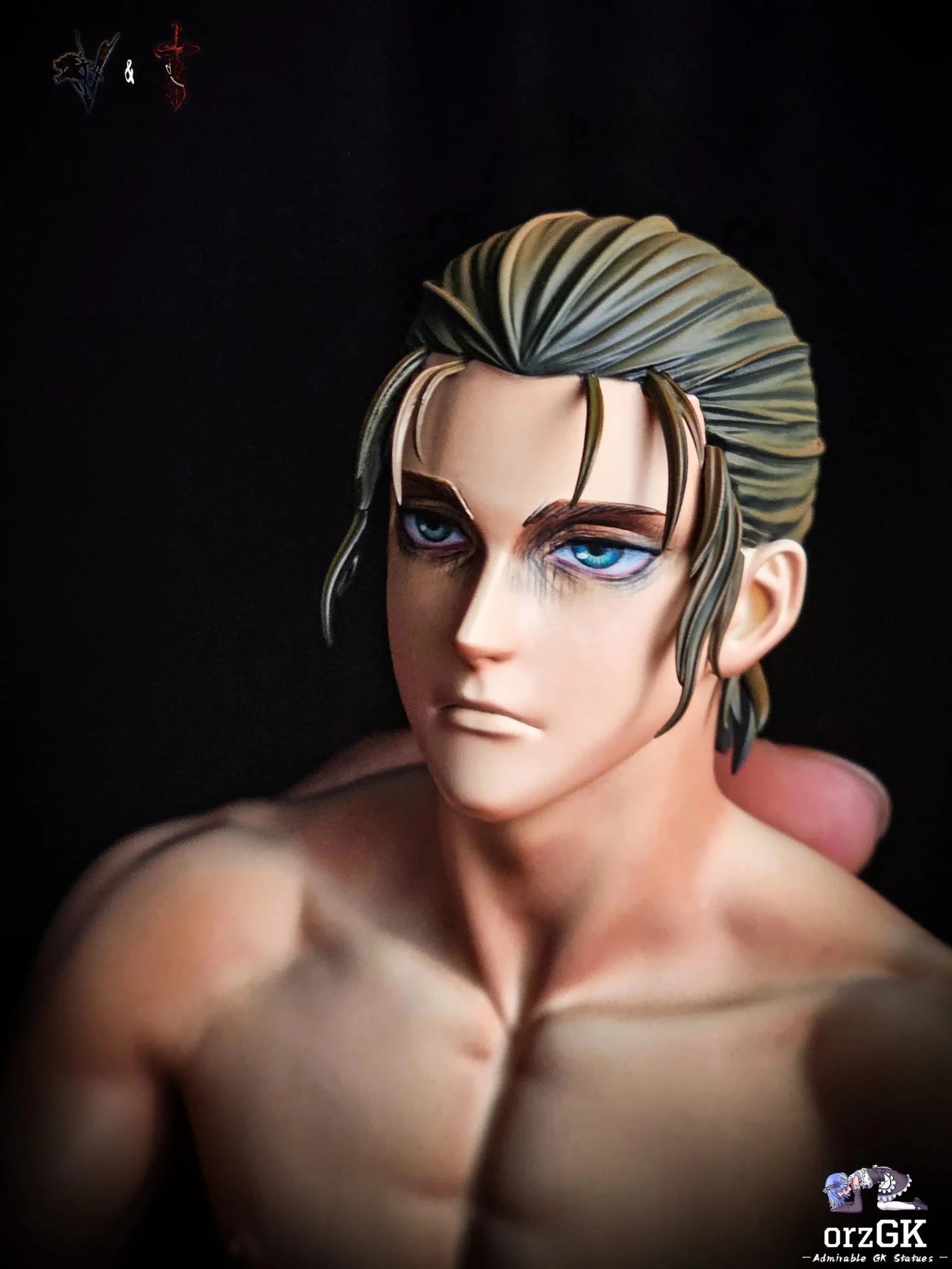 Coordinate Studio & Damocles Studio - Attack On Titan Famous Scene Series Mirror Eren resin statue Navy Toys anime figure
