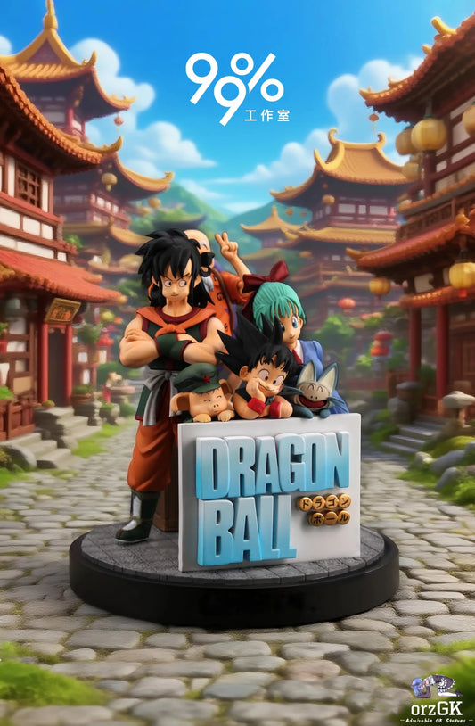 99% Studio - Dragon Ball Cover Page Family Portrait resin statue Navy Toys anime figure