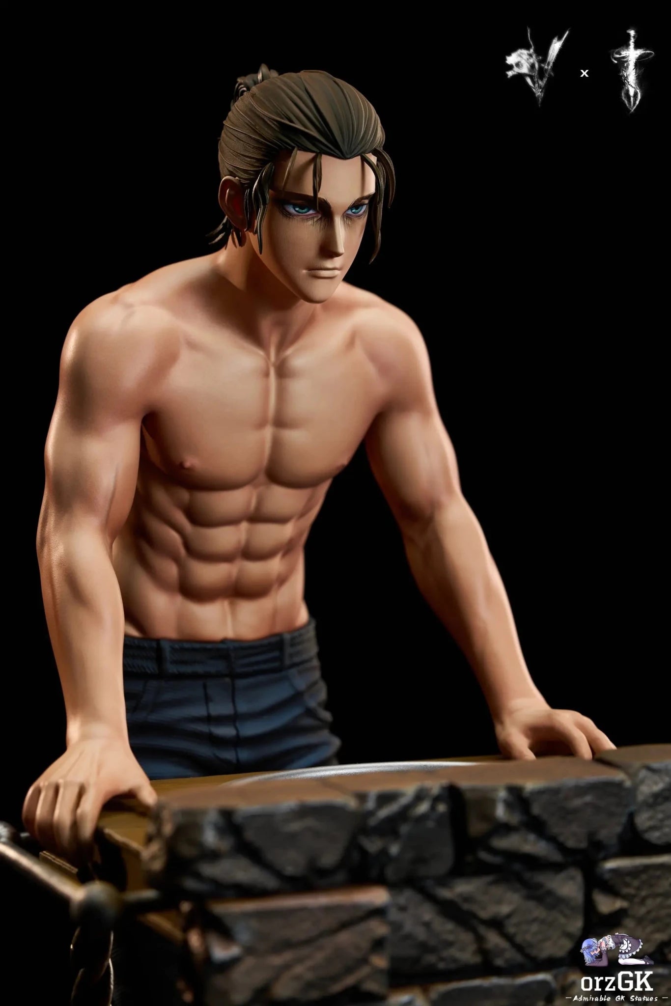 Coordinate Studio & Damocles Studio - Attack On Titan Famous Scene Series Mirror Eren resin statue Navy Toys anime figure