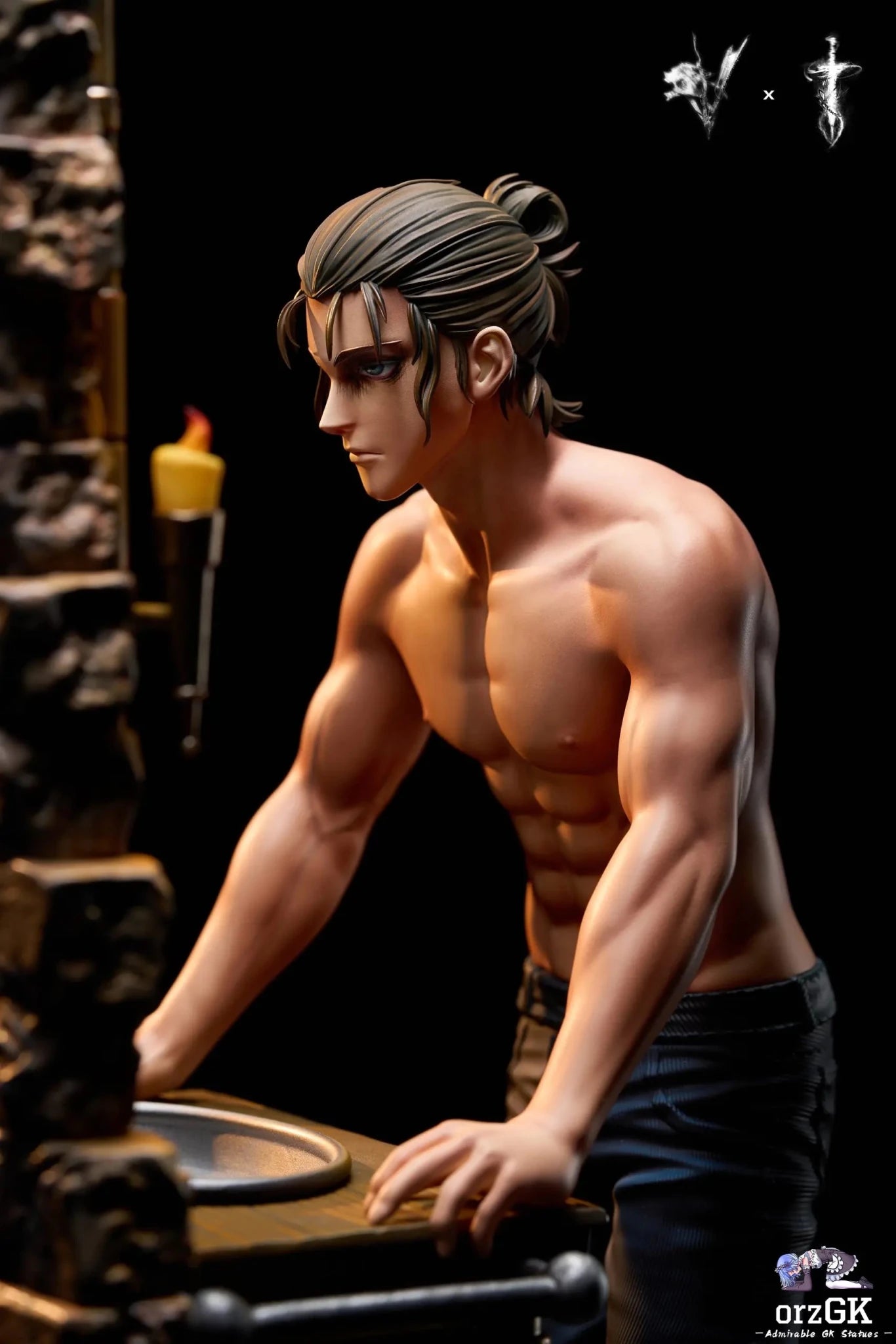 Coordinate Studio & Damocles Studio - Attack On Titan Famous Scene Series Mirror Eren resin statue Navy Toys anime figure