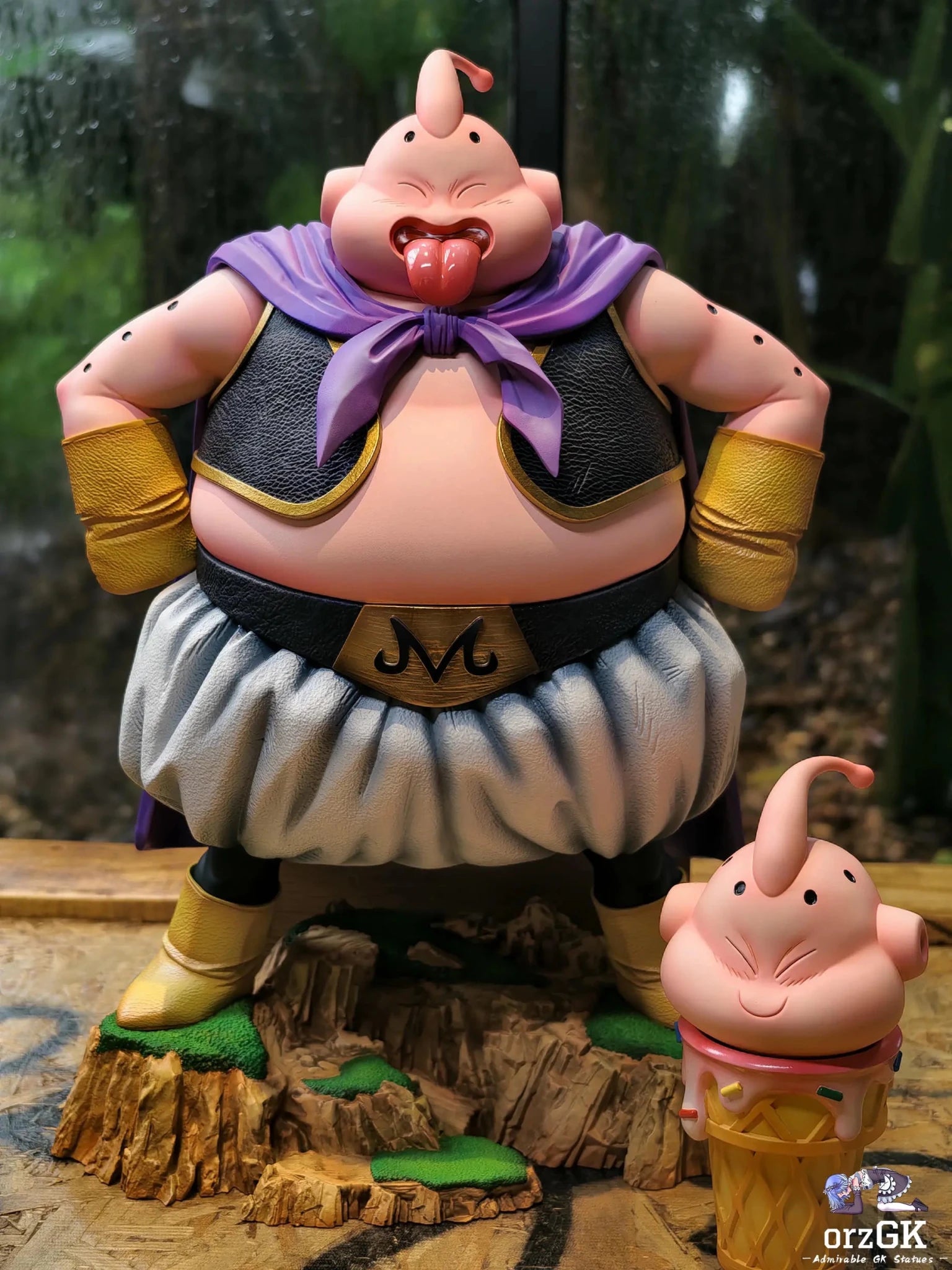 To youth Studio - Dragon Ball Fat Buu resin statue Navy Toys anime figure