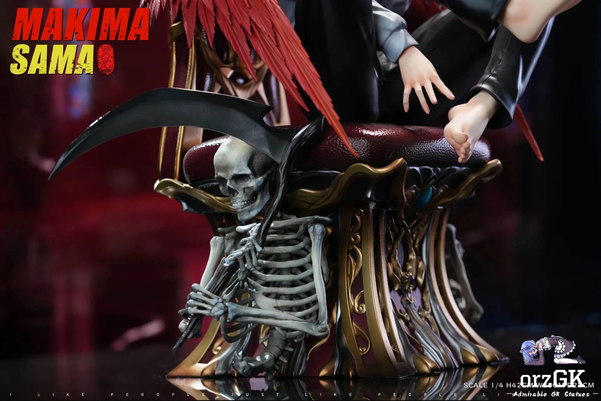 TY Studio - Chainsaw Man Goddess Series Makima resin statue Navy Toys anime figure