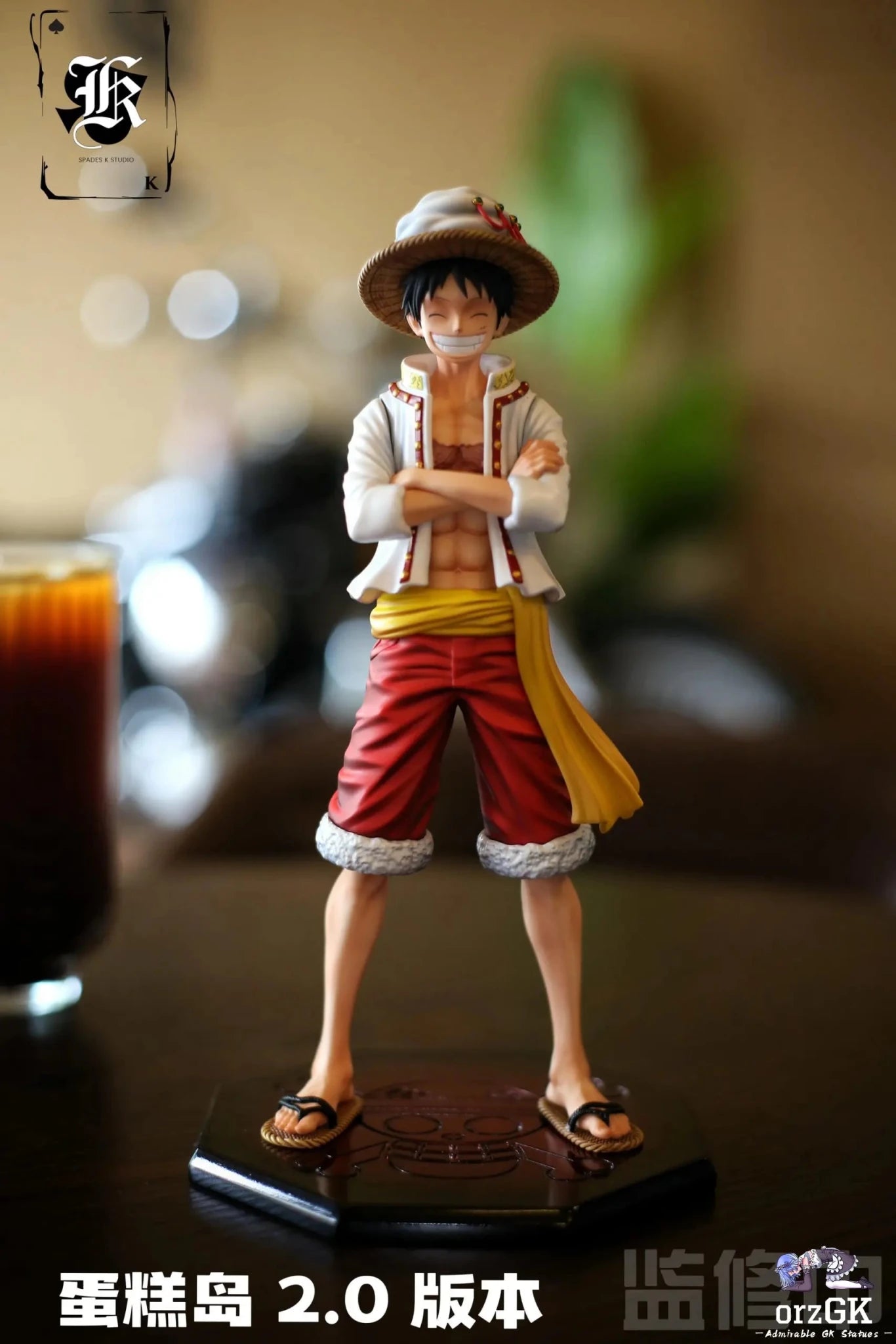 SPADES K Studio - One Piece Full Costume Project 2 Monkey D. Luffy resin statue Navy Toys anime figure