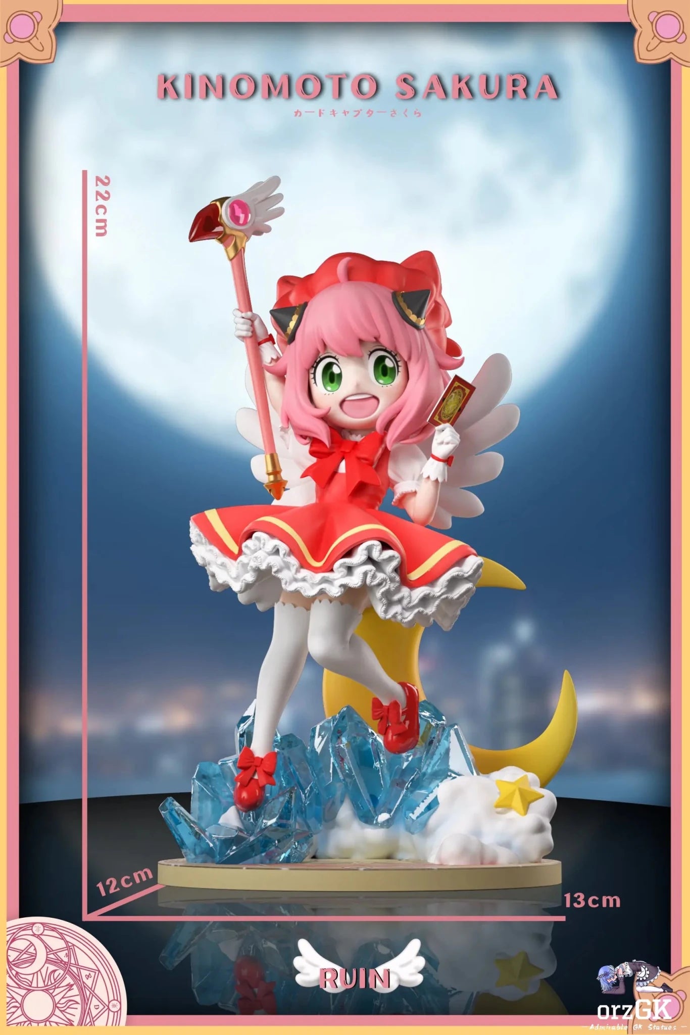 RUIN Studio - Spy x Family Anya cos Sakura Kinomoto resin statue Navy Toys anime figure