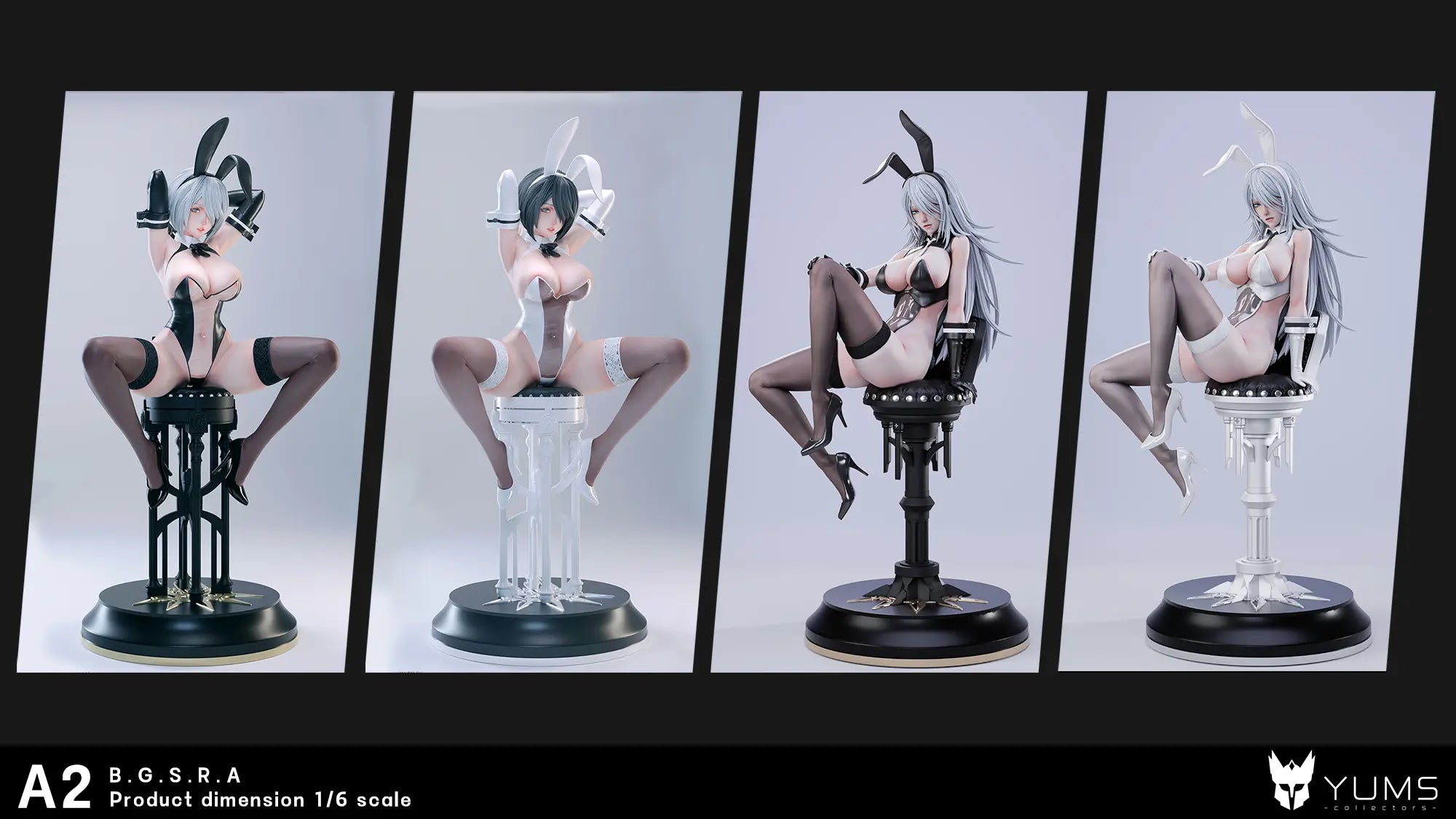 YUMS - Collectors Studio - NieR:Automata YoRHa Bunny Girl A2 resin statue Navy Toys anime figure