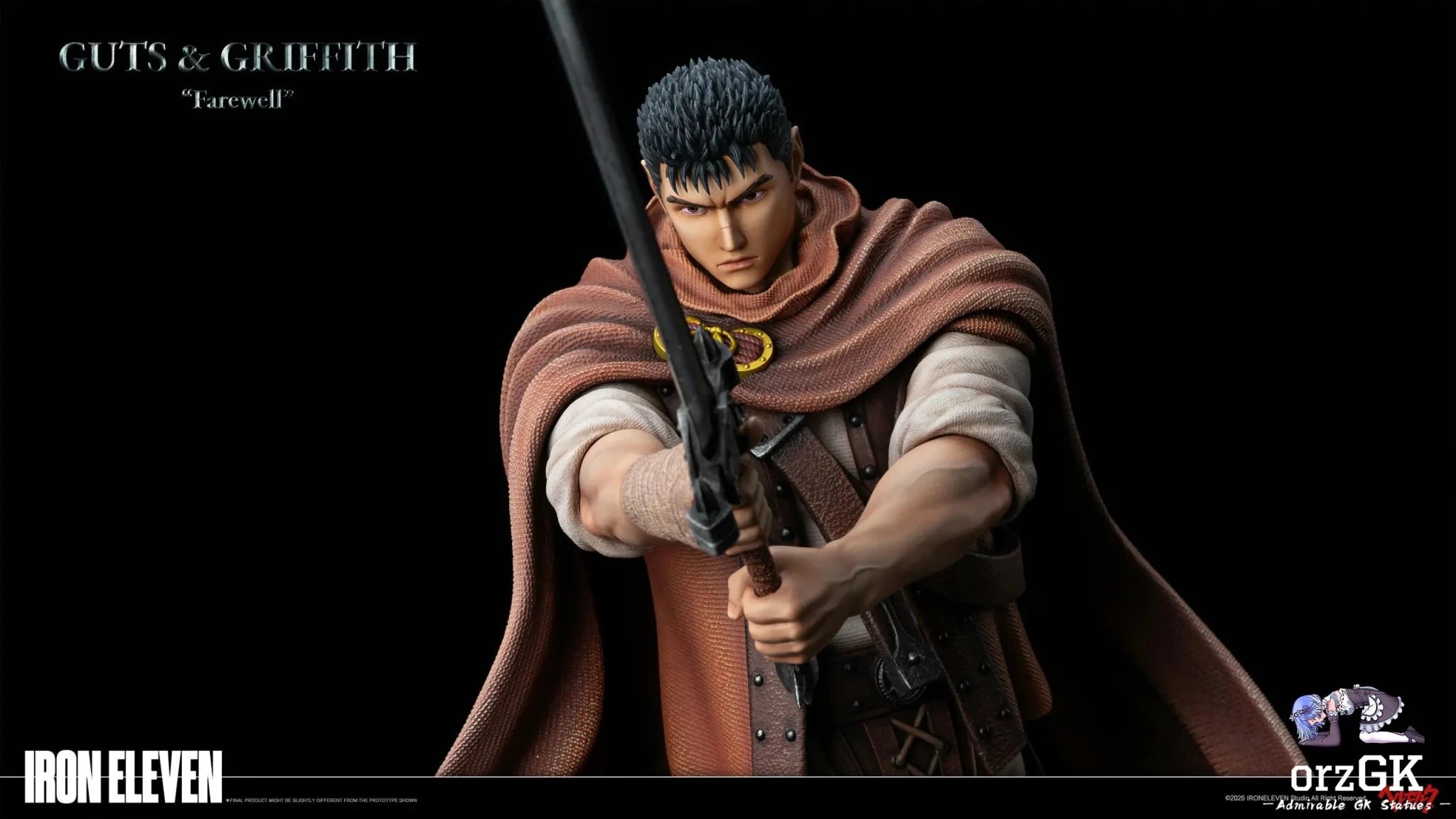 Snowfield Farewell Guts & Griffith - Berserk - IRON ELEVEN Studio resin statue Navy Toys anime figure