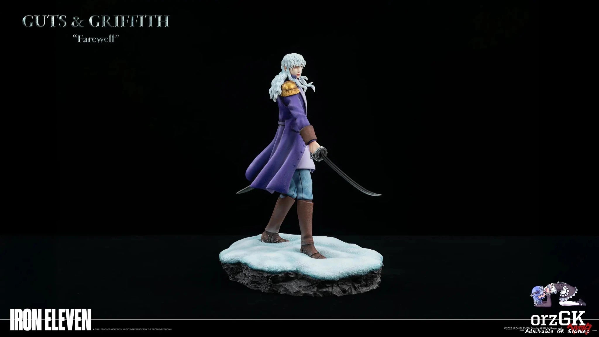 Snowfield Farewell Guts & Griffith - Berserk - IRON ELEVEN Studio resin statue Navy Toys anime figure