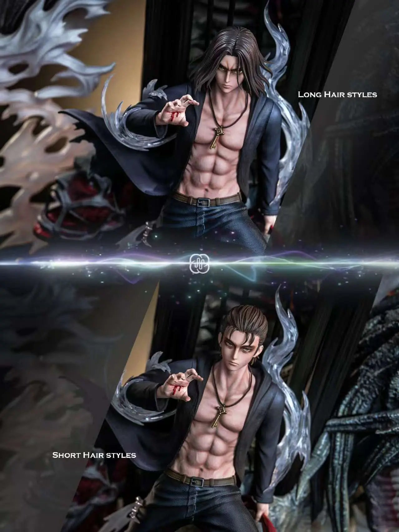 Hertz Studio - Attack On Titan Eren Jaeger resin statue Navy Toys anime figure