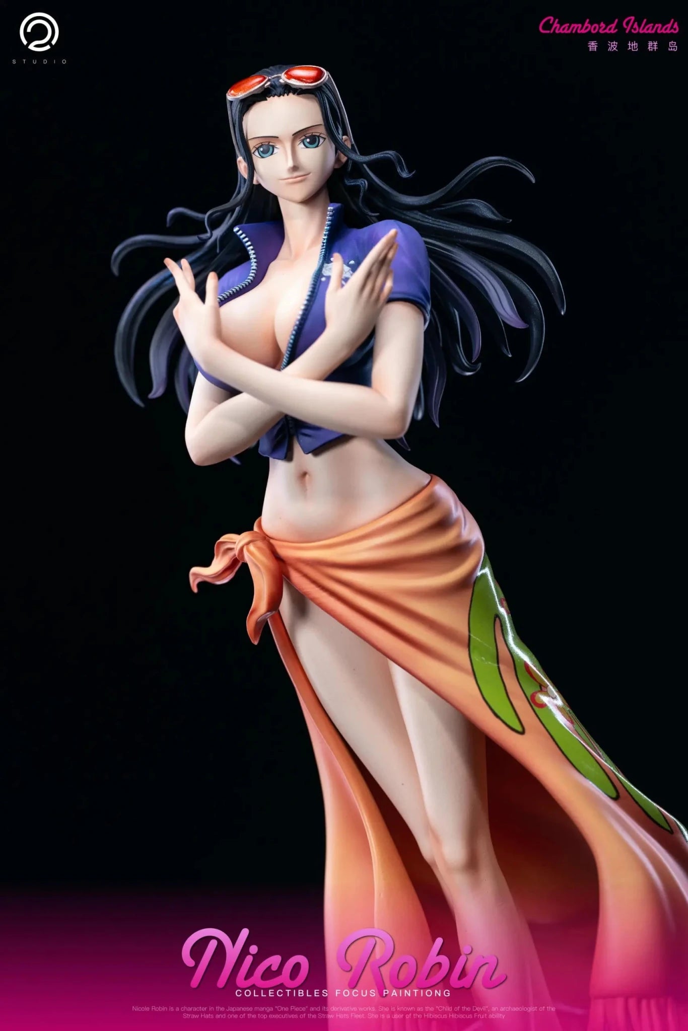 C2 Studio - One Piece Two years later Straw Hat Pirates Part 7 Nico Robin resin statue Navy Toys anime figure