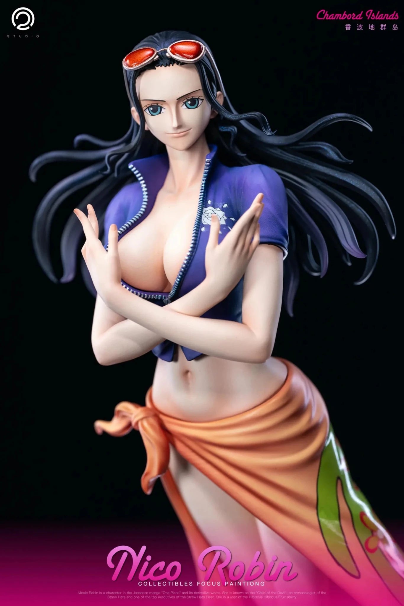 C2 Studio - One Piece Two years later Straw Hat Pirates Part 7 Nico Robin resin statue Navy Toys anime figure