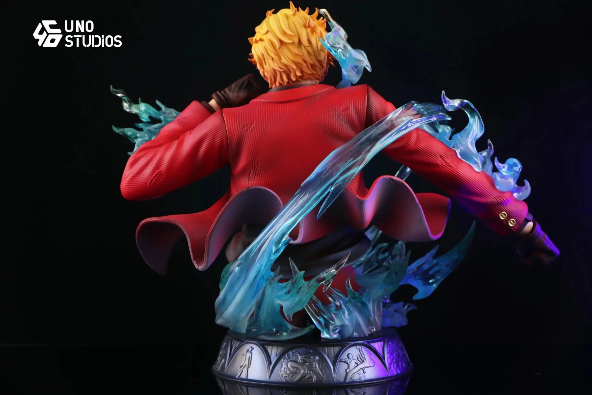 UNO Studio - One Piece 1/4 Sanji resin statue Navy Toys anime figure