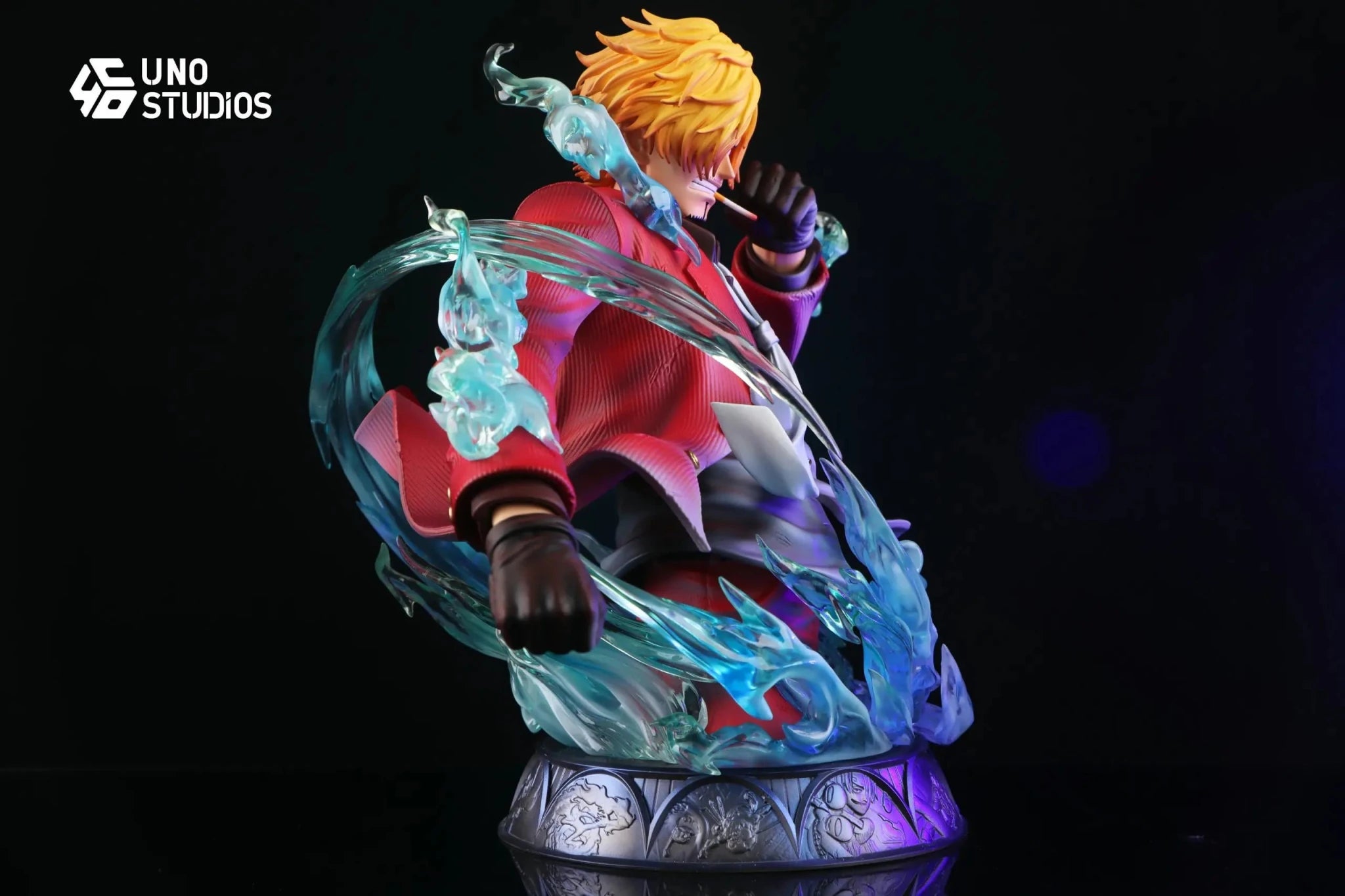 UNO Studio - One Piece 1/4 Sanji resin statue Navy Toys anime figure