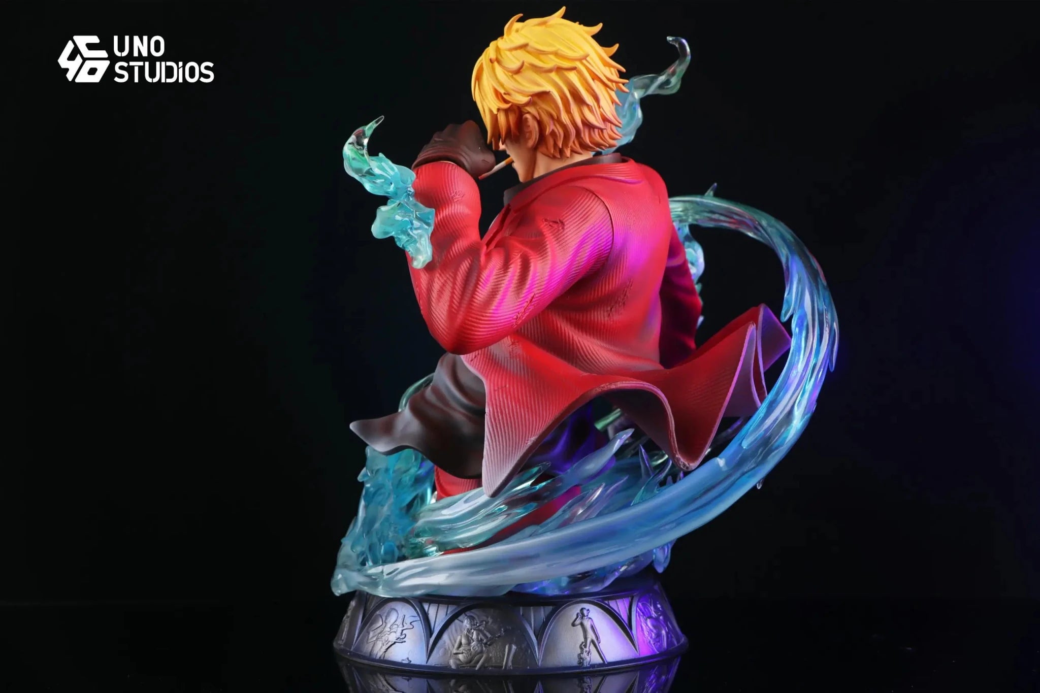 UNO Studio - One Piece 1/4 Sanji resin statue Navy Toys anime figure