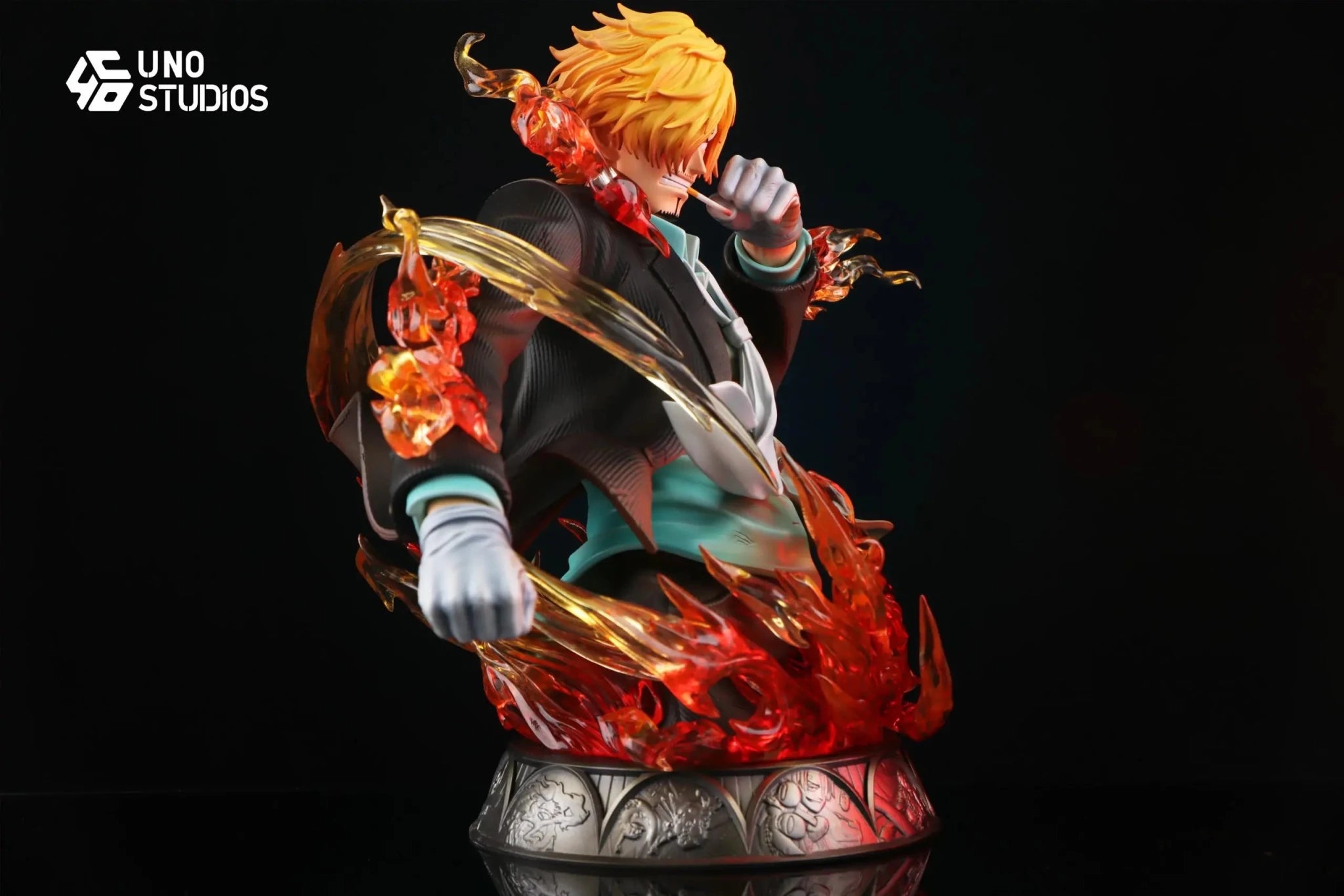 UNO Studio - One Piece 1/4 Sanji resin statue Navy Toys anime figure