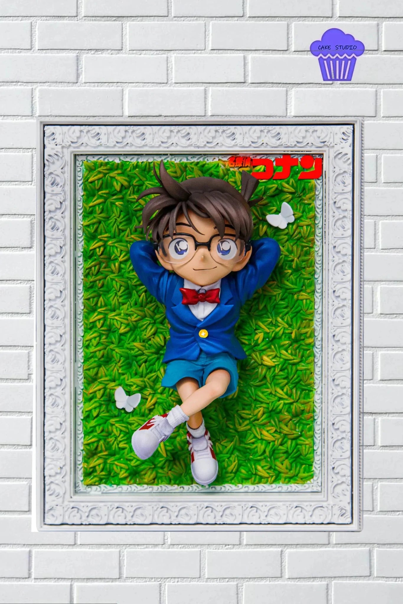 Cake Studio - Detective Conan Frame 001 Boy in Blue Outfit Conan resin statue Navy Toys anime figure