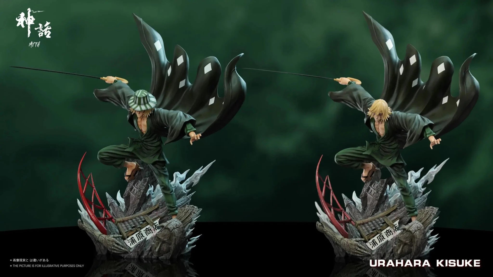 Myth Studio - BLEACH Urahara Kisuke resin statue Navy Toys anime figure