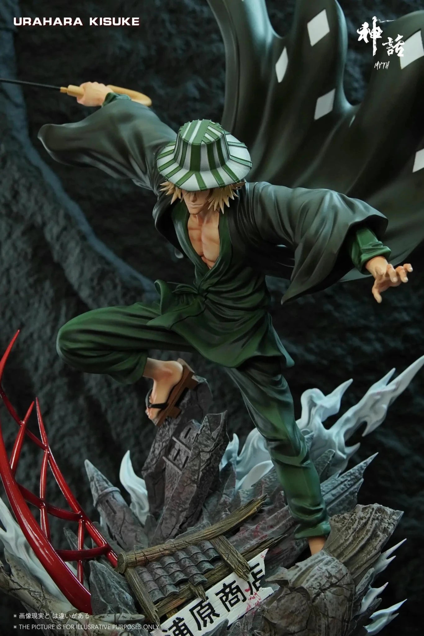 Myth Studio - BLEACH Urahara Kisuke resin statue Navy Toys anime figure