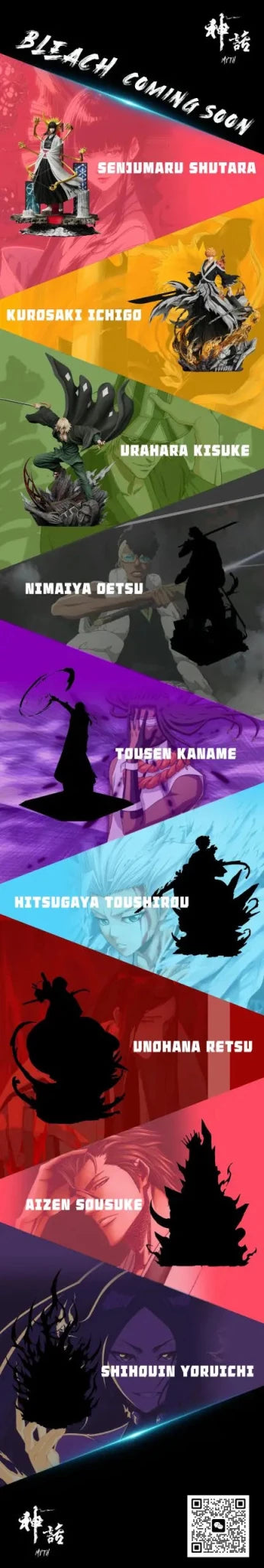 Myth Studio - BLEACH Urahara Kisuke resin statue Navy Toys anime figure