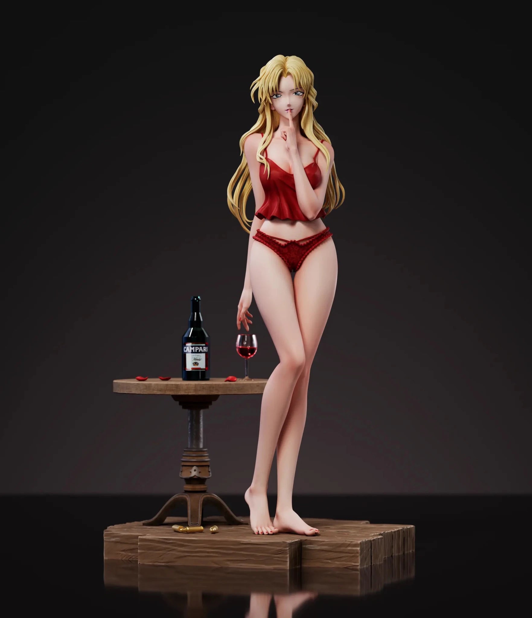 Strange Thief Studio - Detective Conan Vermouth in Pajamas resin statue Navy Toys anime figure