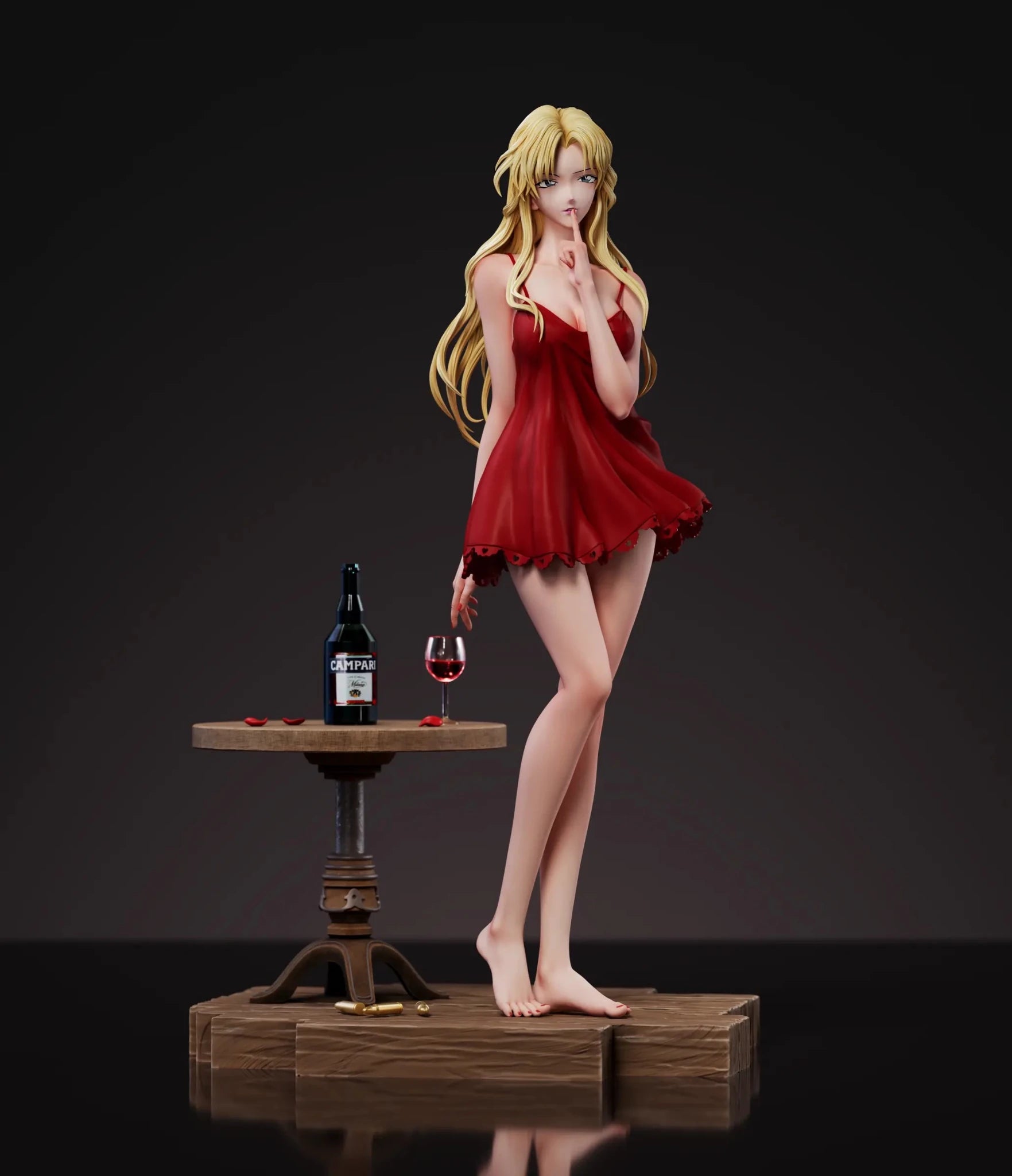 Strange Thief Studio - Detective Conan Vermouth in Pajamas resin statue Navy Toys anime figure