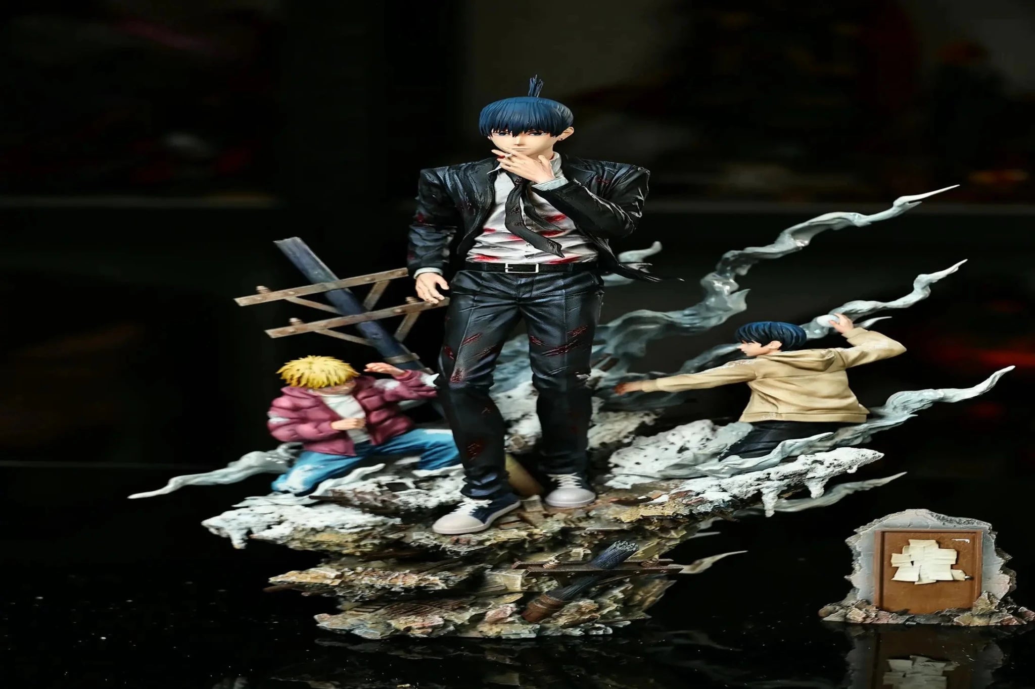 Rain Studio - Chainsaw Man Gun Devil Aki Hayakawa resin statue Navy Toys anime figure