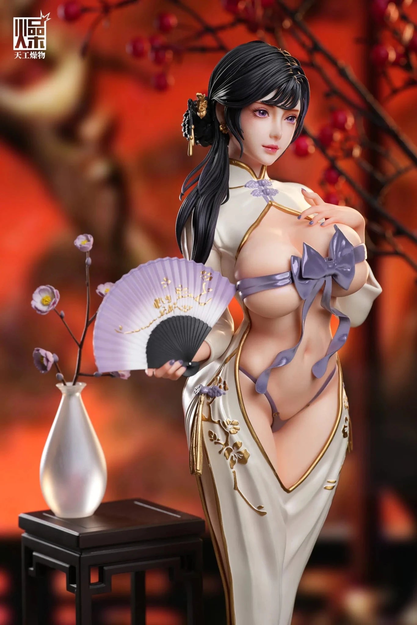 TGZW Studio - Uniform Series Part 3: Cheongsam Red Apricot (Licensed) resin statue Navy Toys anime figure
