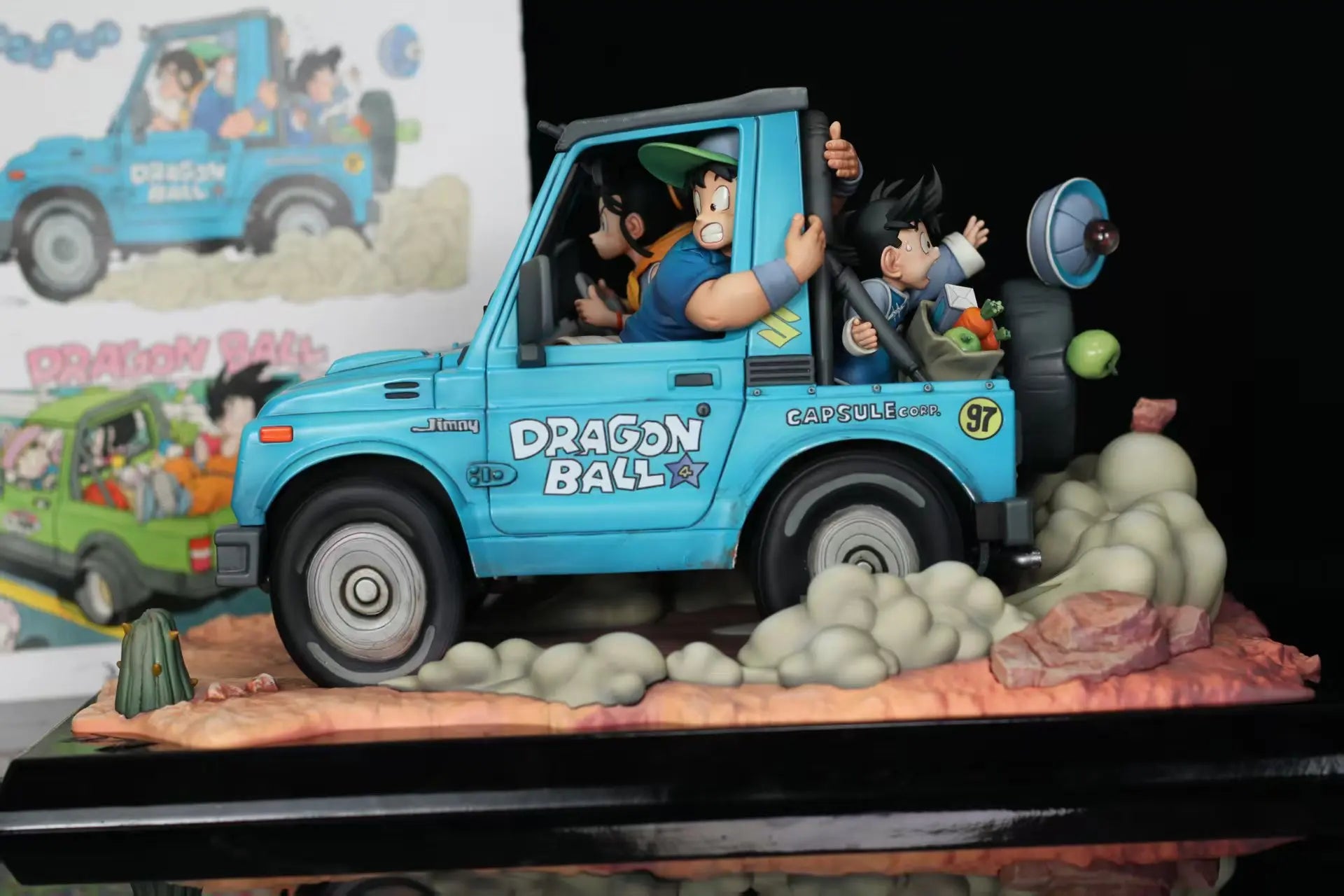 Duan Di Studio - Dragon Ball Son Goku & Chichi Grocery Car 1.0 resin statue Navy Toys anime figure