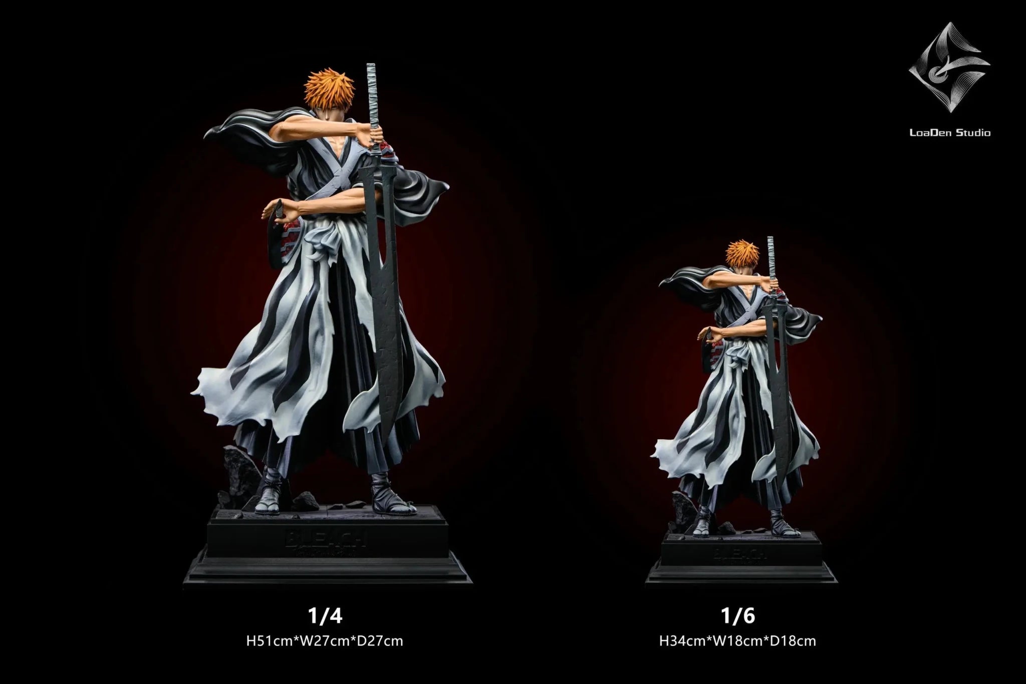 LoaDen Studio - BLEACH Thousand - Year Blood War Kurosaki Ichigo resin statue Navy Toys anime figure