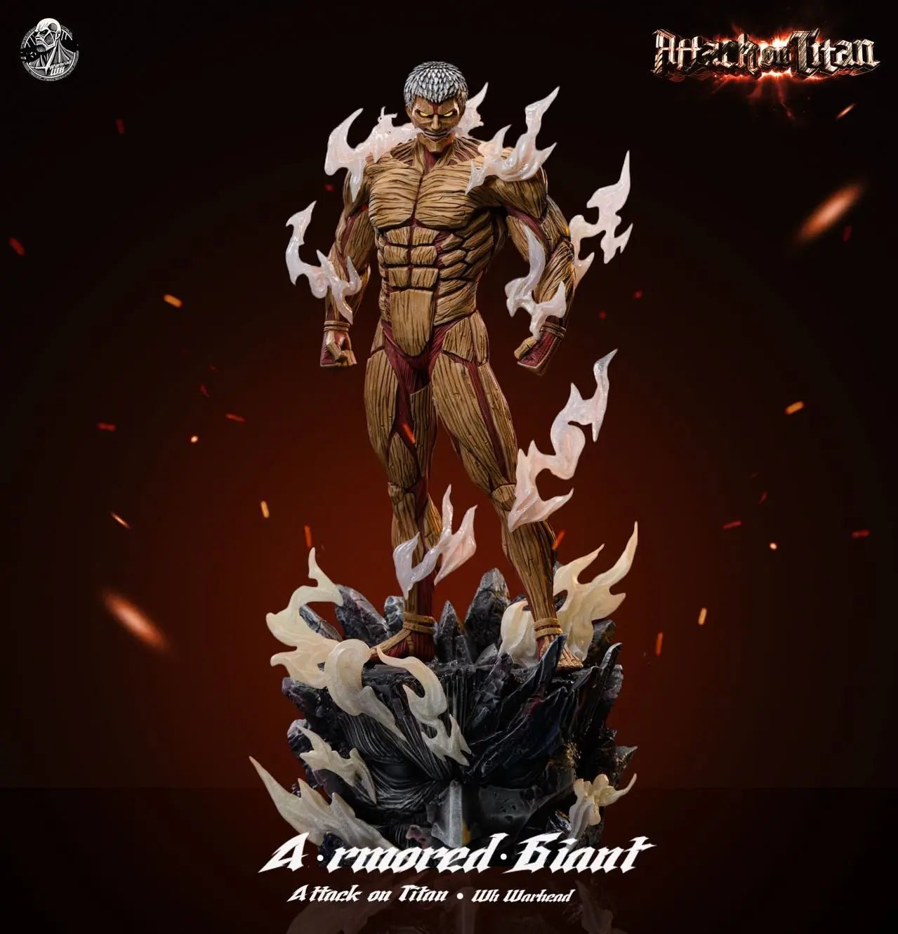 Warhead Studio - Attack on Titan Armored Titan resin statue Navy Toys anime figure