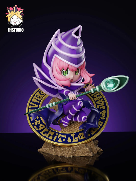 ZH Studio - Spy x Family Anya Forger COSPLAY AS Dark Magician 2.0 resin statue Navy Toys anime figure