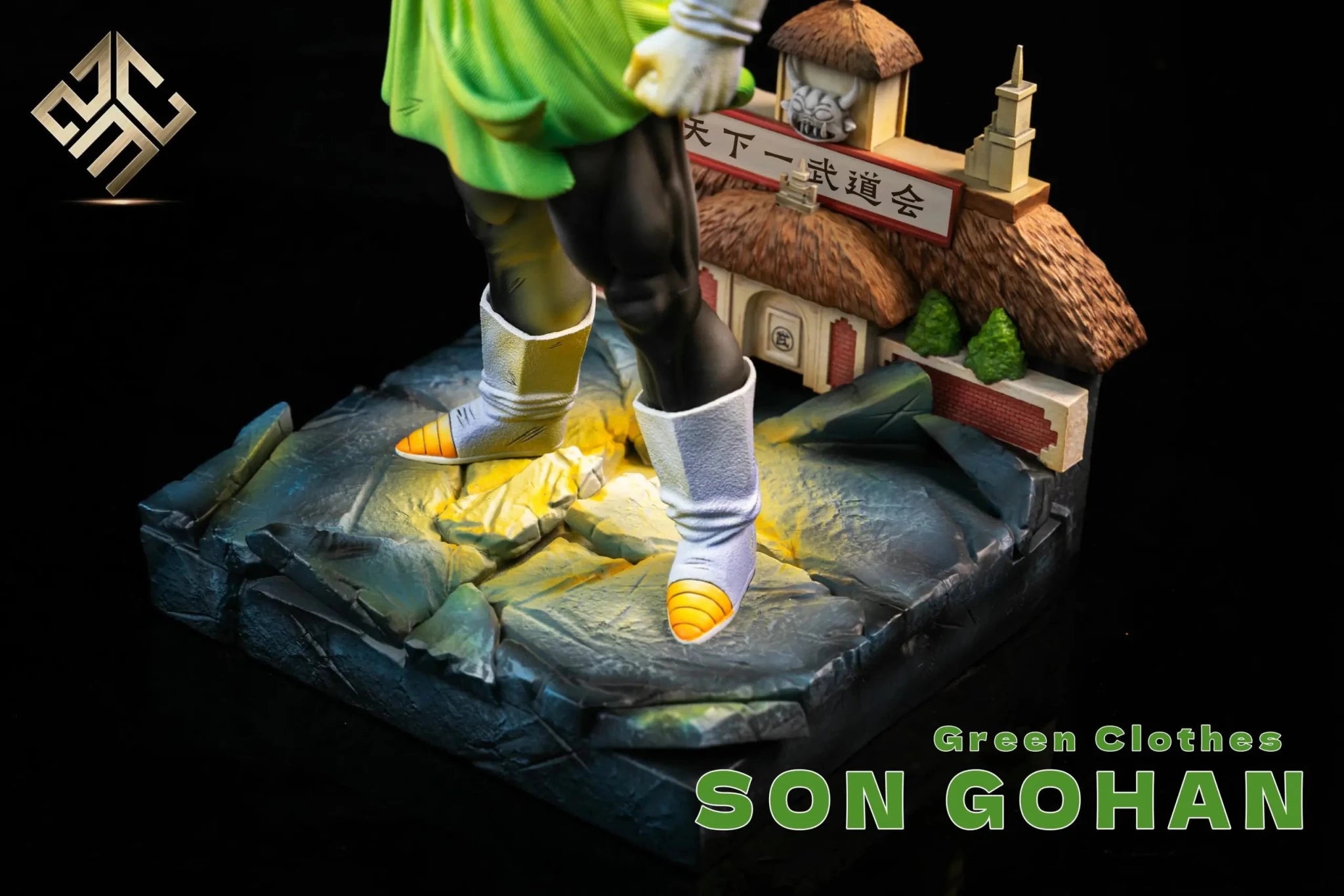 ZMC Studio - Dragon Ball ZMC Green Super Saiyan Gohan Son Gohan resin statue Navy Toys anime figure