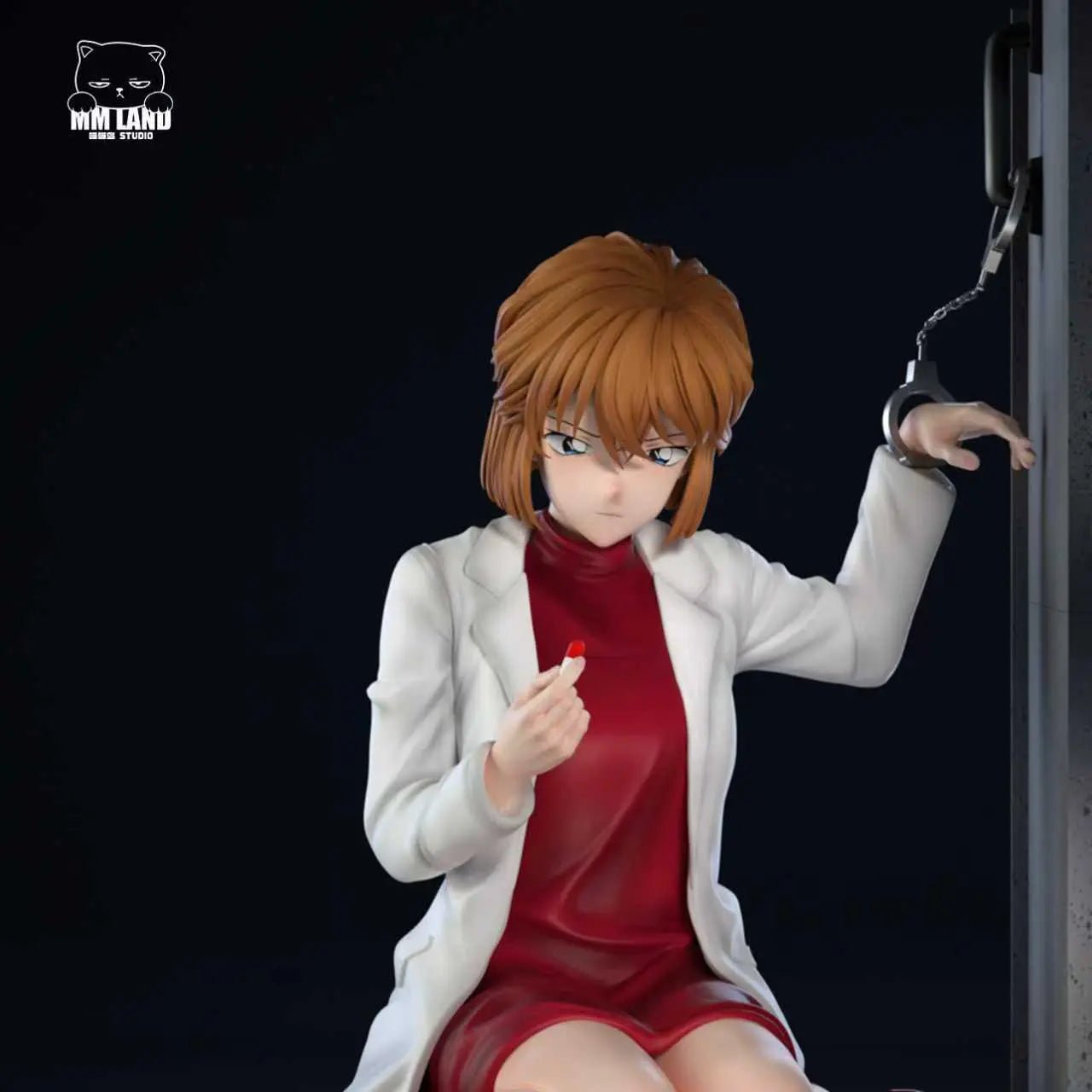 MMLAND STUDIO - Detective Conan Handcuffed Shiho Miyano resin statue Navy Toys anime figure
