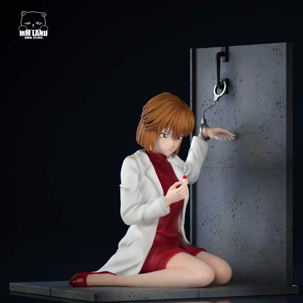 MMLAND STUDIO - Detective Conan Handcuffed Shiho Miyano resin statue Navy Toys anime figure