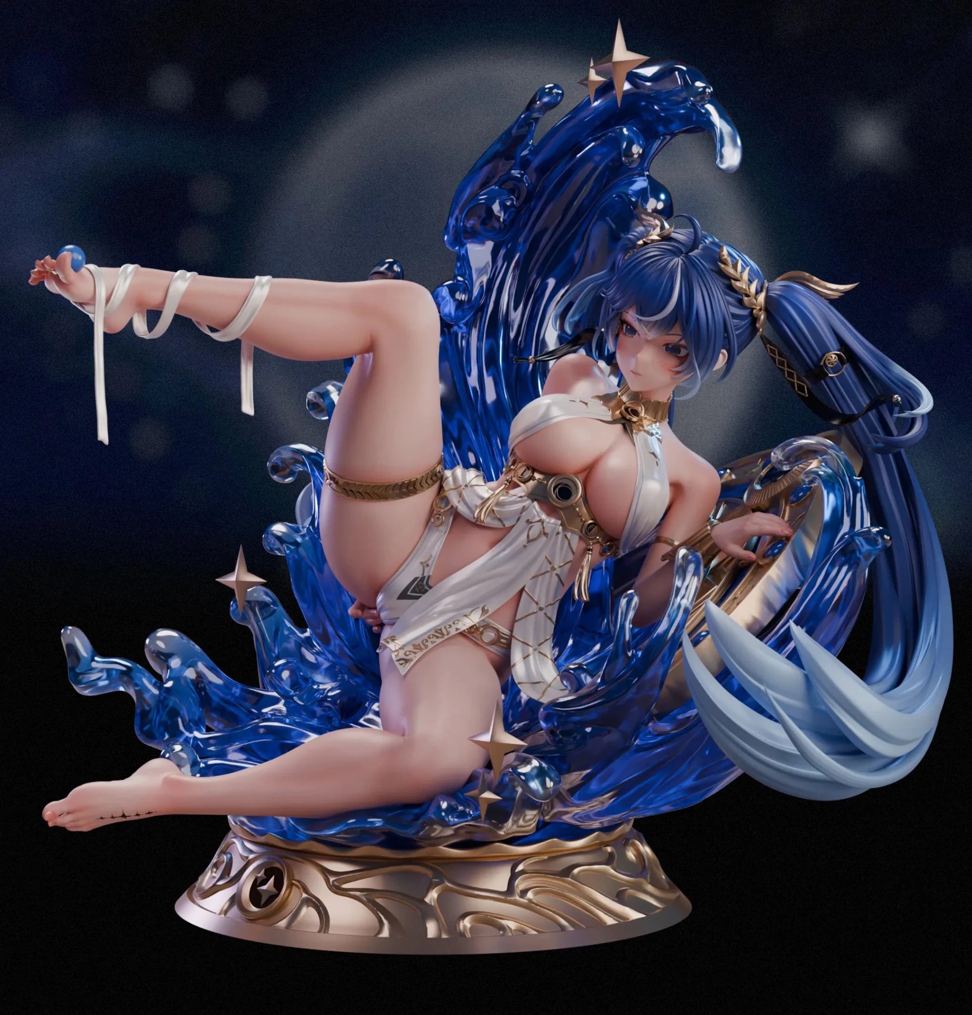 Mi Yin Studio - Wuthering Waves Iuno resin statue Navy Toys anime figure