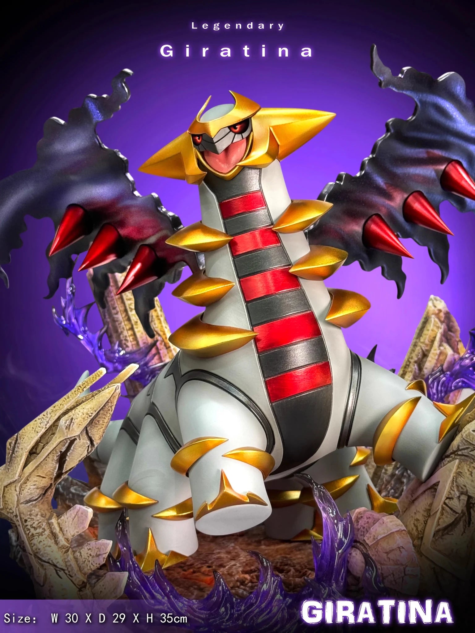 PPAP Studio - Pokémon Ghost Dragon's Threat resin statue Navy Toys anime figure