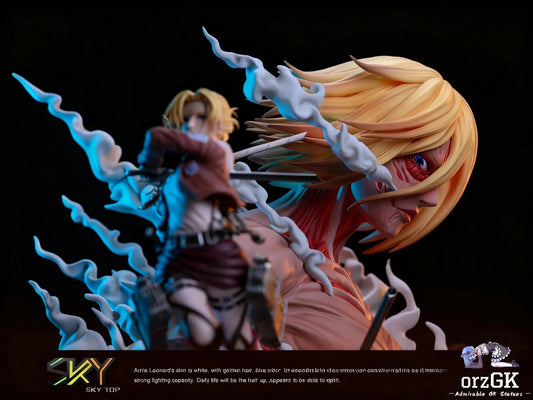 SKY TOP Studio - Attack On Titan Annie Leonhart Female Titan resin statue Navy Toys anime figure