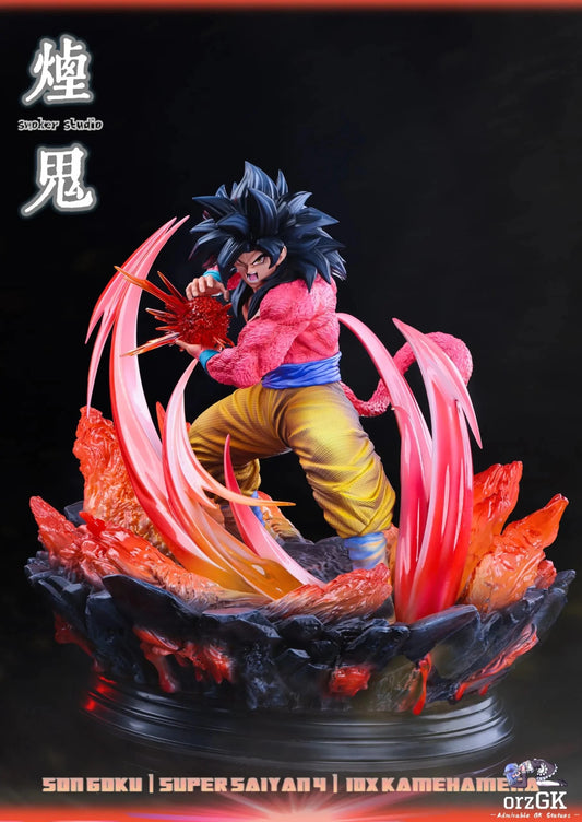SMOKER Studio - Super Saiyan 4 Goku (Deluxe Edition) Dragon Ball resin statue Navy Toys anime figure