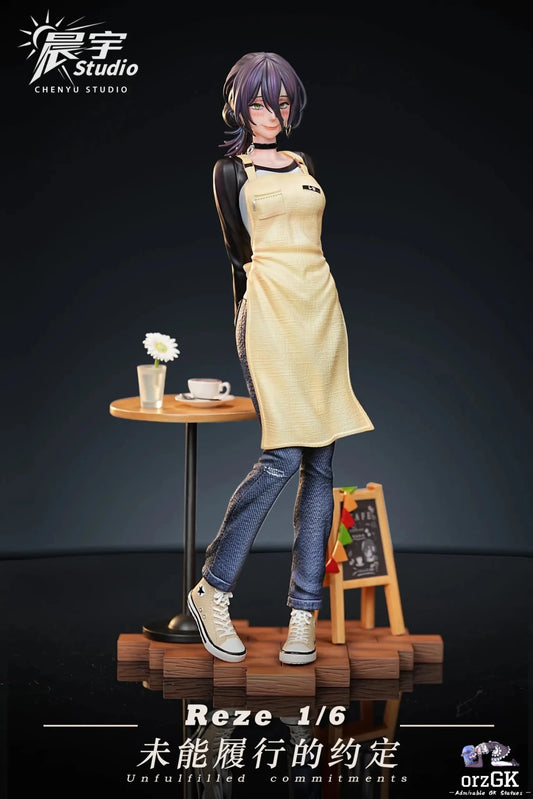 Chen Yu Studio - Unfulfilled Promise Reze Chainsaw Man resin statue Navy Toys anime figure