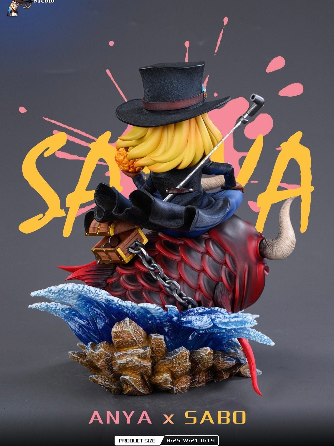 ANYA x SABO - One Piece x Spy X Family - BiuBiu Studio resin statue BiuBiu Studio anime figure