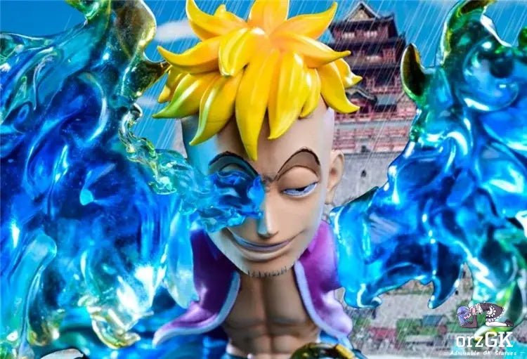 Yz Studio - One Piece Whitebeard Pirates 1st Division Commander Marco resin statue Navy Toys anime figure