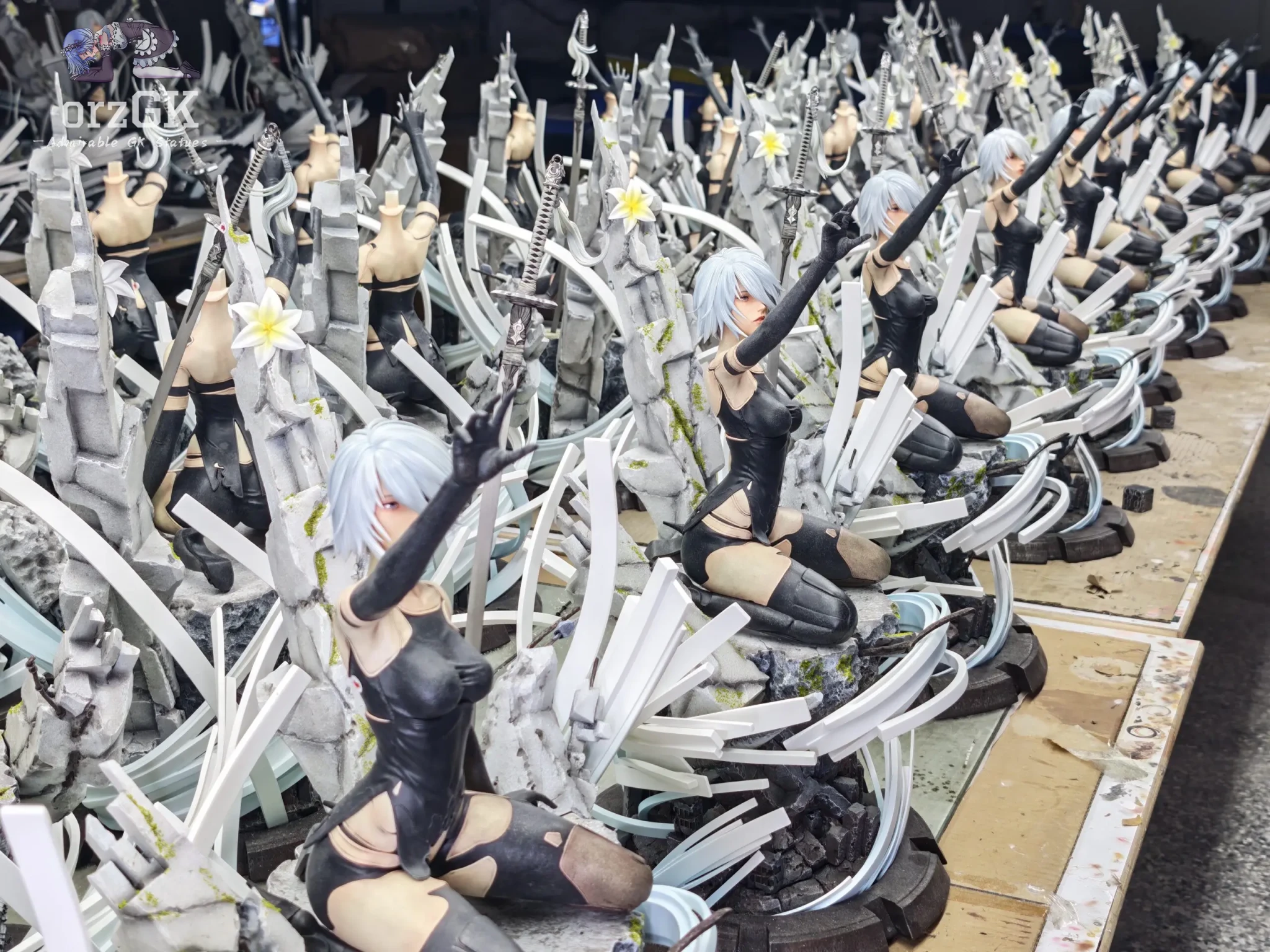 YorHa Studio - NieR:Automata YorHa Observation Report Council of Humanity Chapter 1 Ending C A2 resin statue Navy Toys anime figure