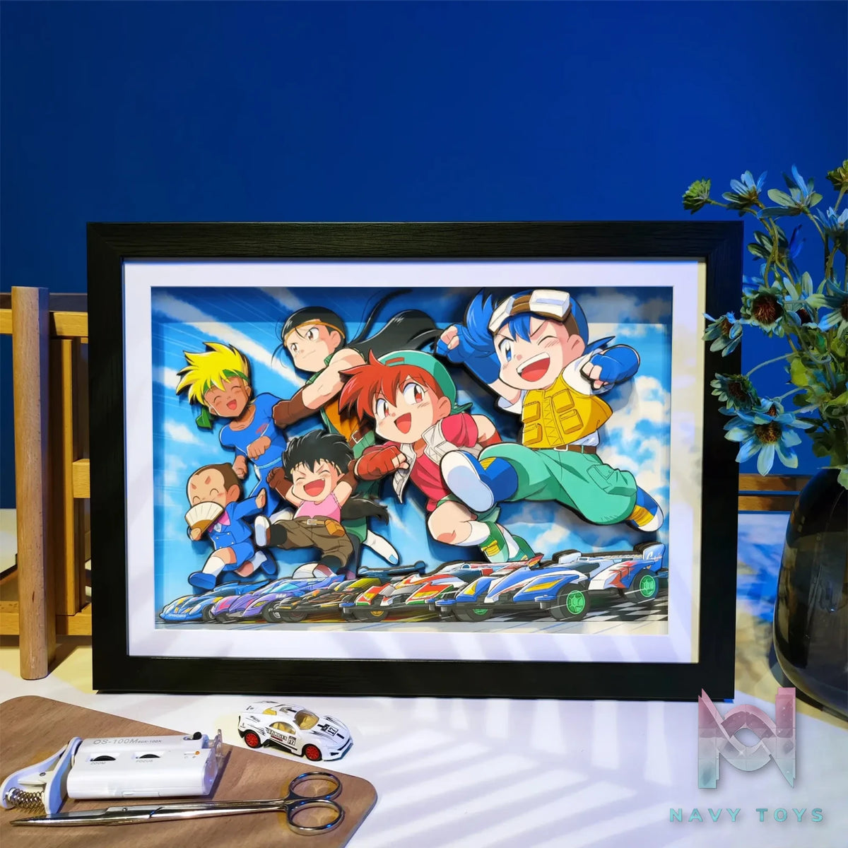 Yu Zhi Jiang Studio – Multiple Characters Series #1 3D Decorative Painting Bakusou Kyoudai Let’s & Go!!