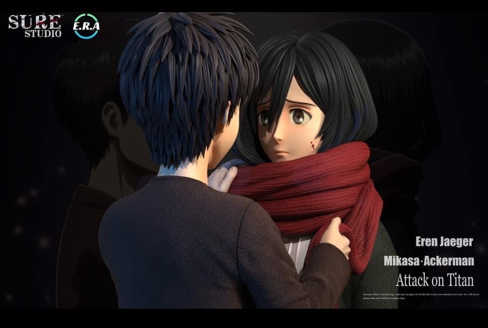 Eren & Mikasa - Attack On Titan - Era Studio resin statue ERA Studio anime figure