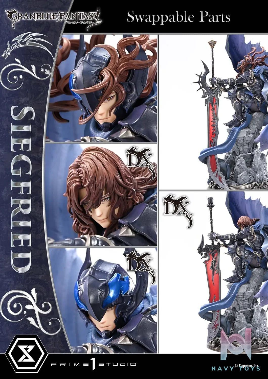 Prime 1 Studio – Concept Masterline GRANBLUE FANTASY Siegfried CMGBF-01 CMGBF-01DX CMGBF-01DXS (Licensed)