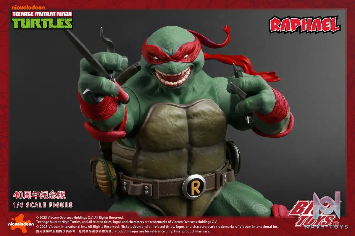 BIGFTOYS – BIGF-002 TNMT Raphael 40th Anniversary Edition 1/6 Scale Action Figure (Licensed)