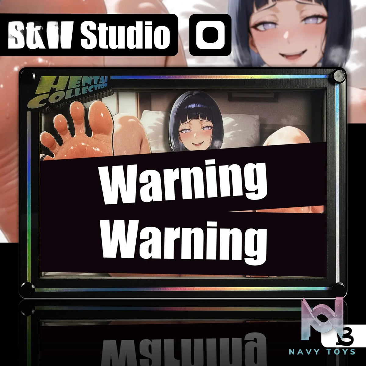 B&W Studio – Hinata Hyuga AI Creator Series Desktop Decor Card #29 Naruto