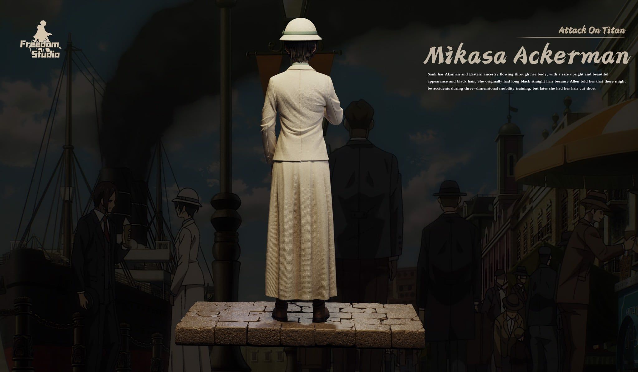 Mikasa Ackerman - Attack On Titan - Freedom Studio resin statue freedom studio anime figure