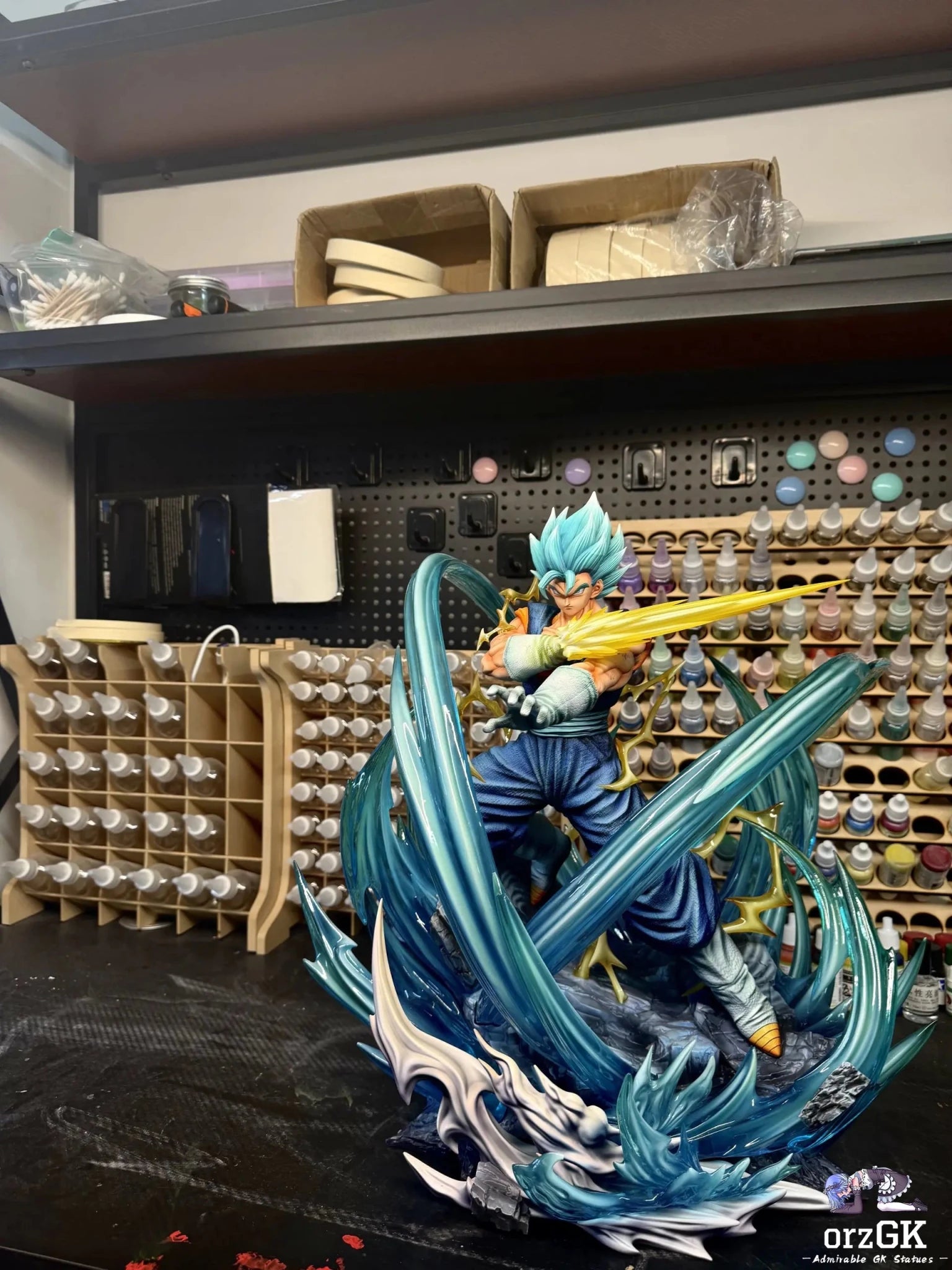 YISHOU Studio - Vegito Dragon Ball resin statue Navy Toys anime figure