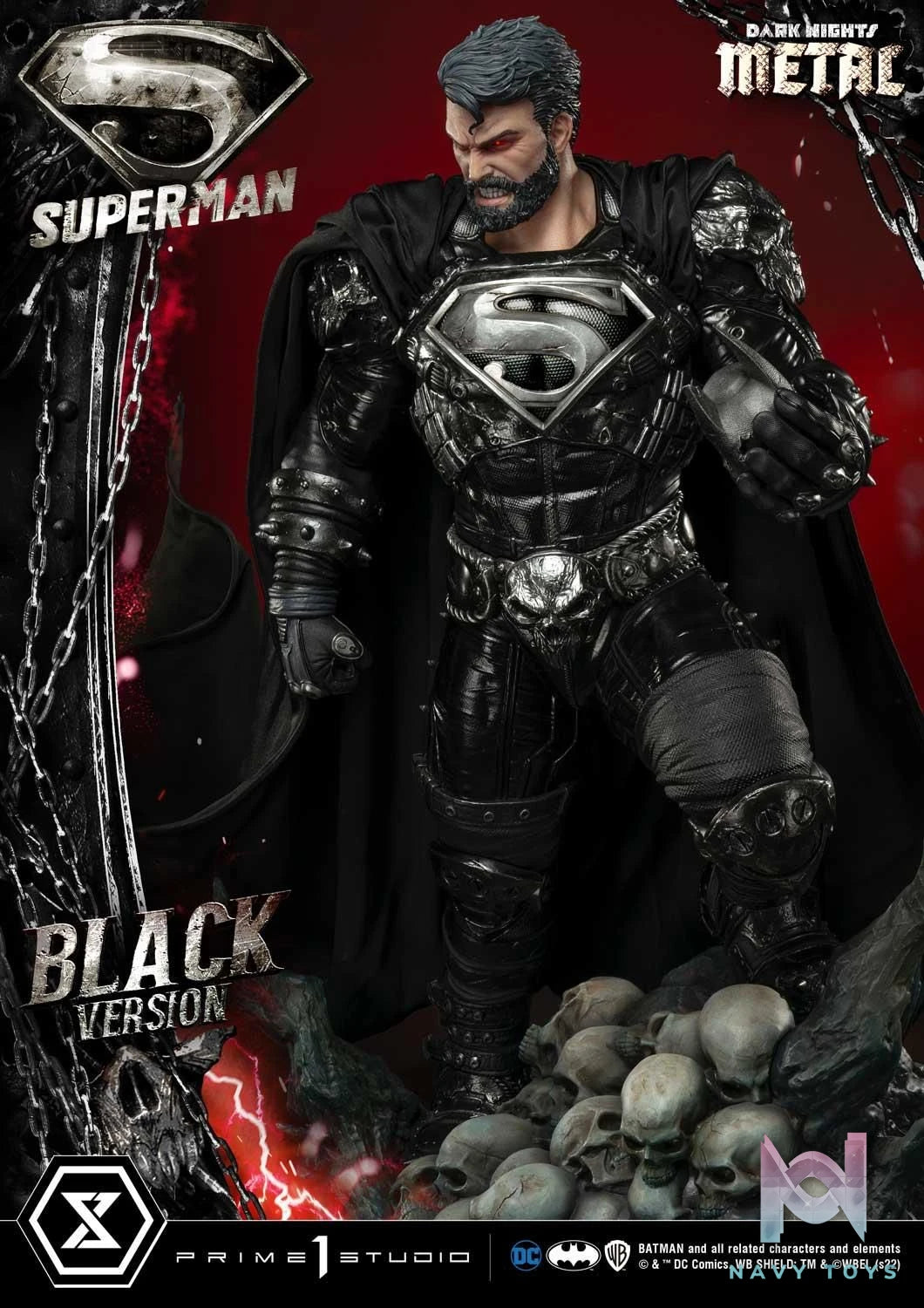 Superman - Dark Nights: Metal - Prime 1 Studio (MMDCMT - 08BL,DXL) resin statue Prime 1 Studio anime figure