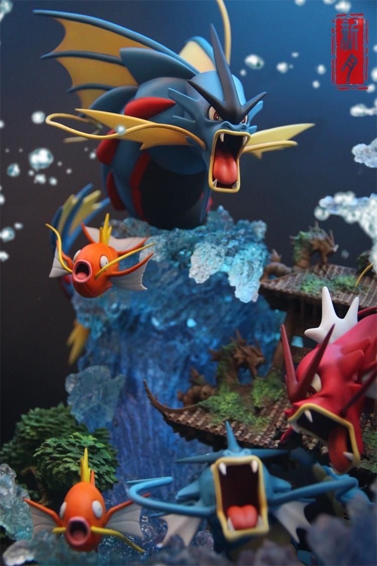 Pokemon - Gyarados resin statue Crescent Studio anime figure